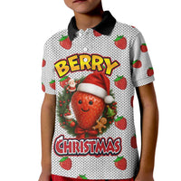 Berry ChristmasYall Christmas Kid Polo Shirt Xmas Holiday Patterns - Wonder Print Shop