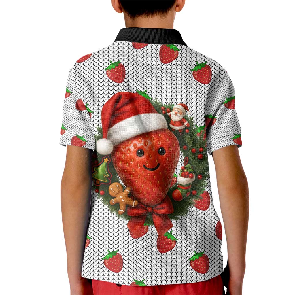 Berry ChristmasYall Christmas Kid Polo Shirt Xmas Holiday Patterns - Wonder Print Shop