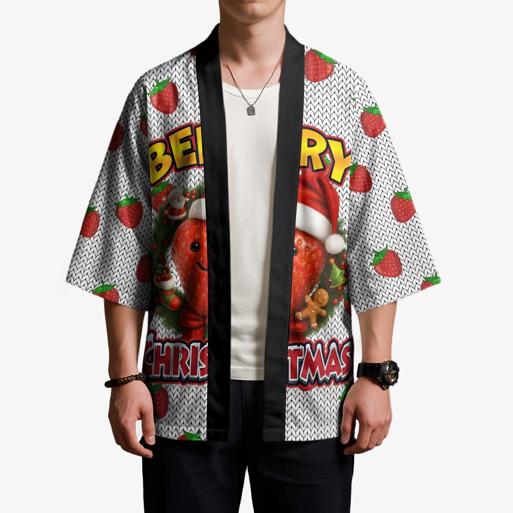 Berry ChristmasYall Christmas Kimono Xmas Holiday Patterns - Wonder Print Shop