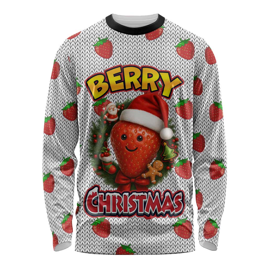 Berry ChristmasYall Christmas Long Sleeve Shirt Xmas Holiday Patterns - Wonder Print Shop