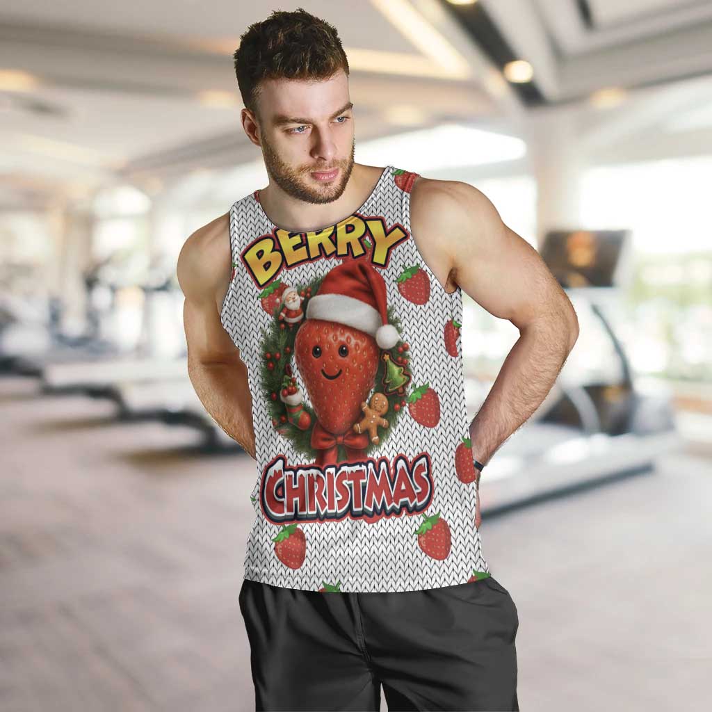 Berry ChristmasYall Christmas Men Tank Top Xmas Holiday Patterns - Wonder Print Shop