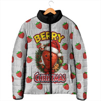 Berry ChristmasYall Christmas Padded Jacket Xmas Holiday Patterns - Wonder Print Shop