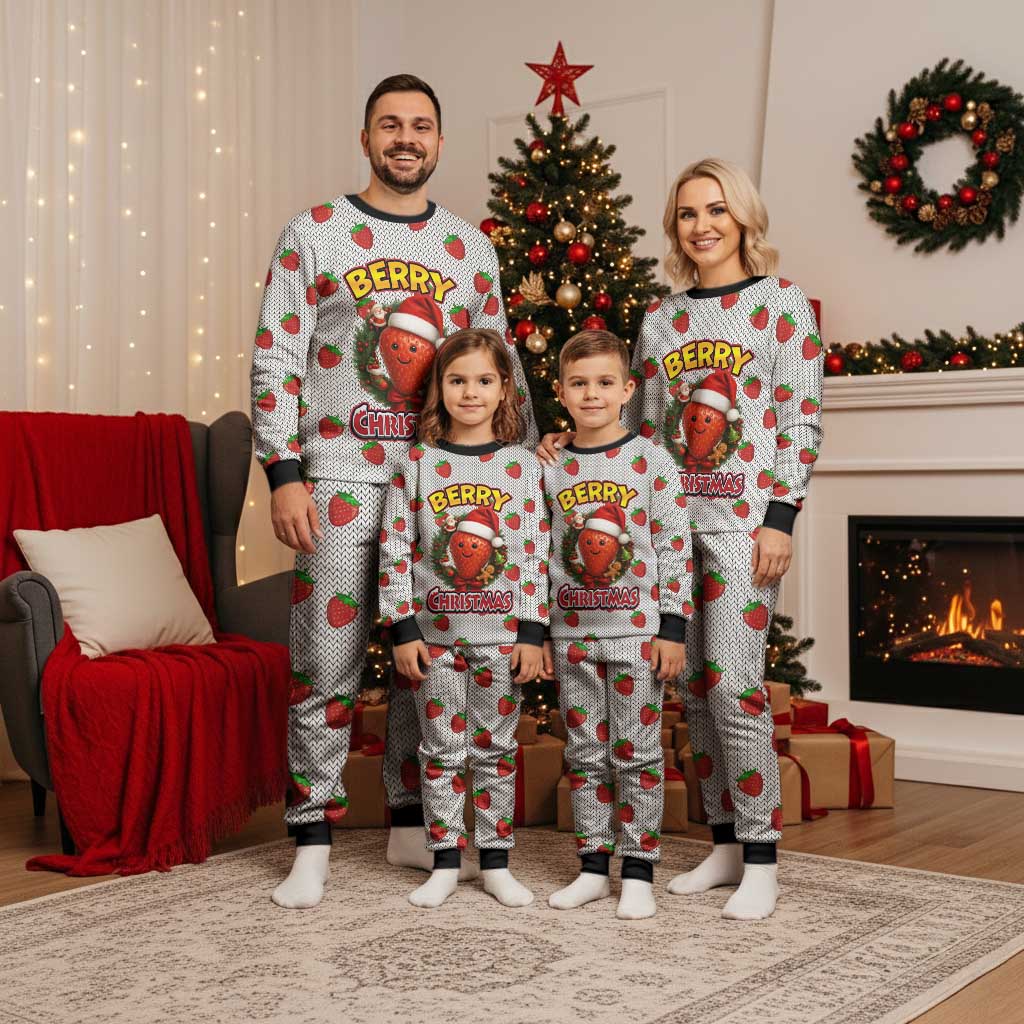 Berry ChristmasYall Christmas Pajama Set Xmas Holiday Patterns - Wonder Print Shop
