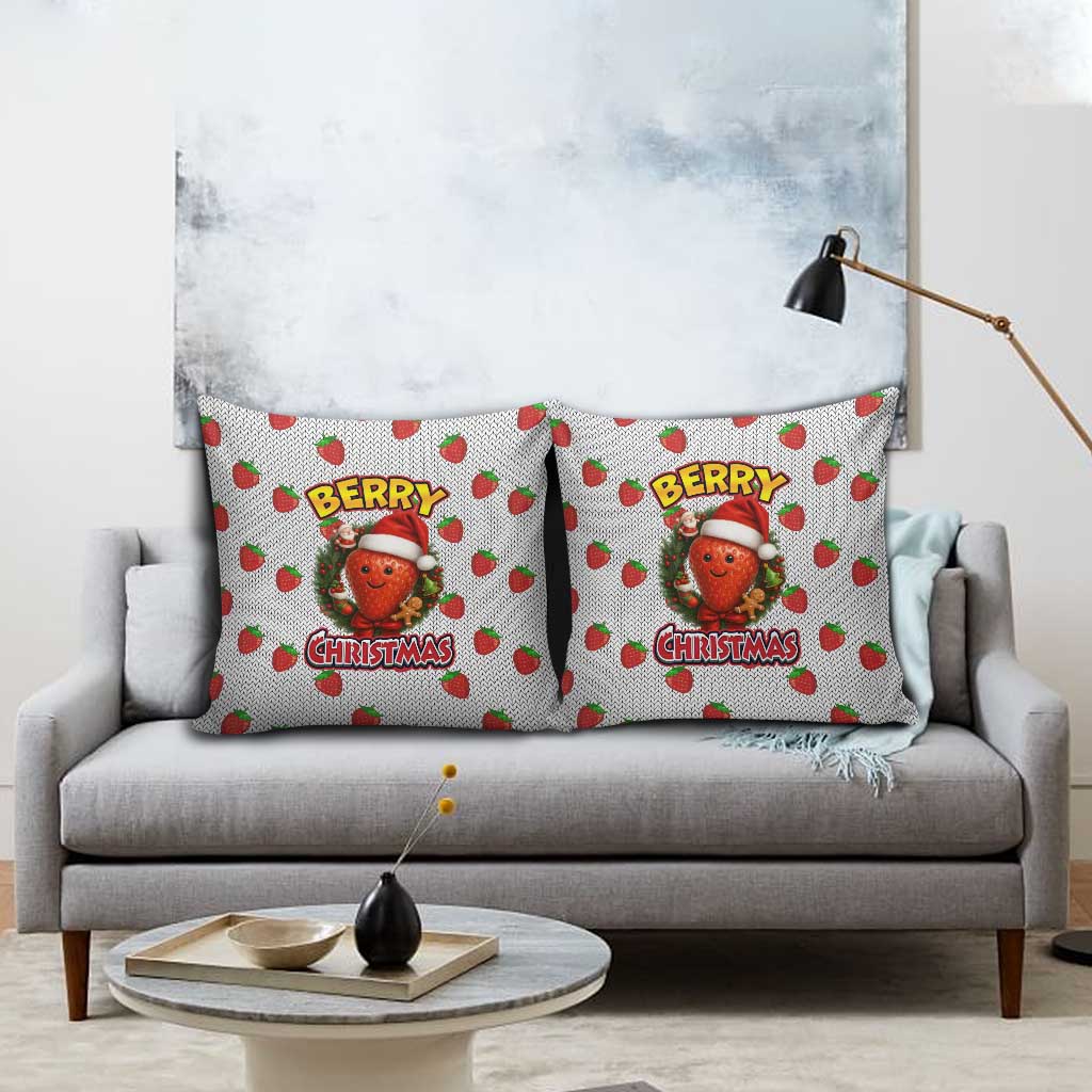 Berry ChristmasYall Christmas Pillow Cover Xmas Holiday Patterns - Wonder Print Shop