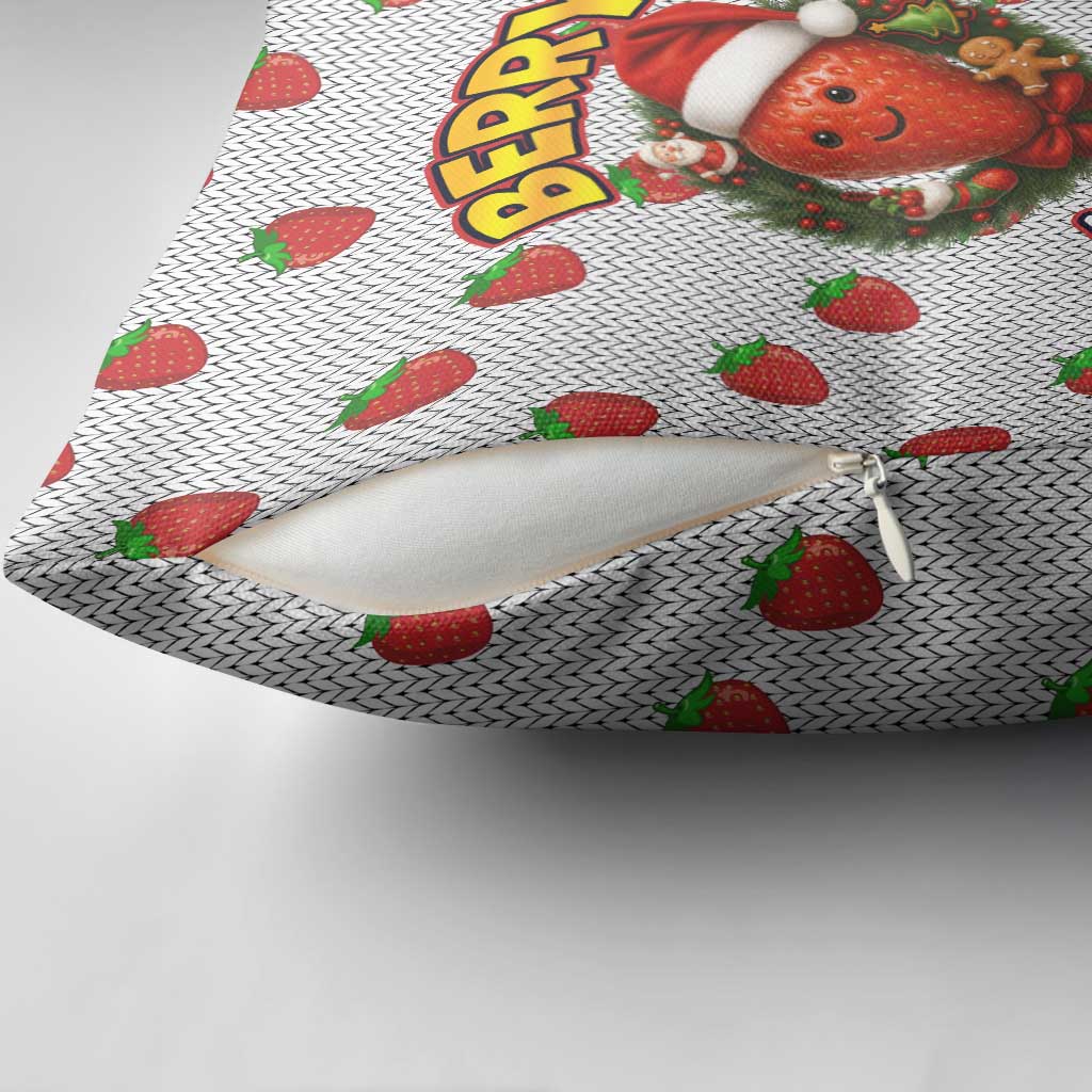 Berry ChristmasYall Christmas Pillow Cover Xmas Holiday Patterns - Wonder Print Shop