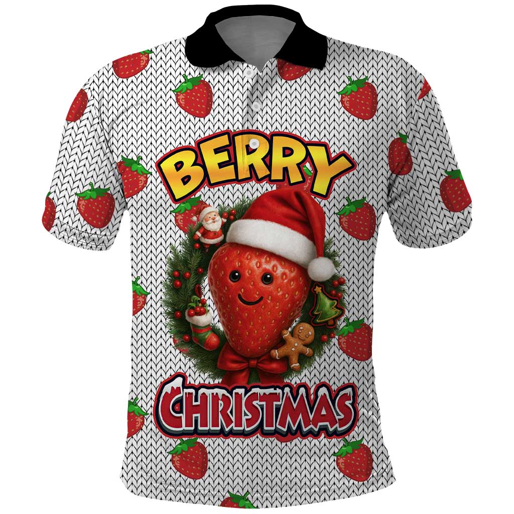 Berry ChristmasYall Christmas Polo Shirt Xmas Holiday Patterns - Wonder Print Shop