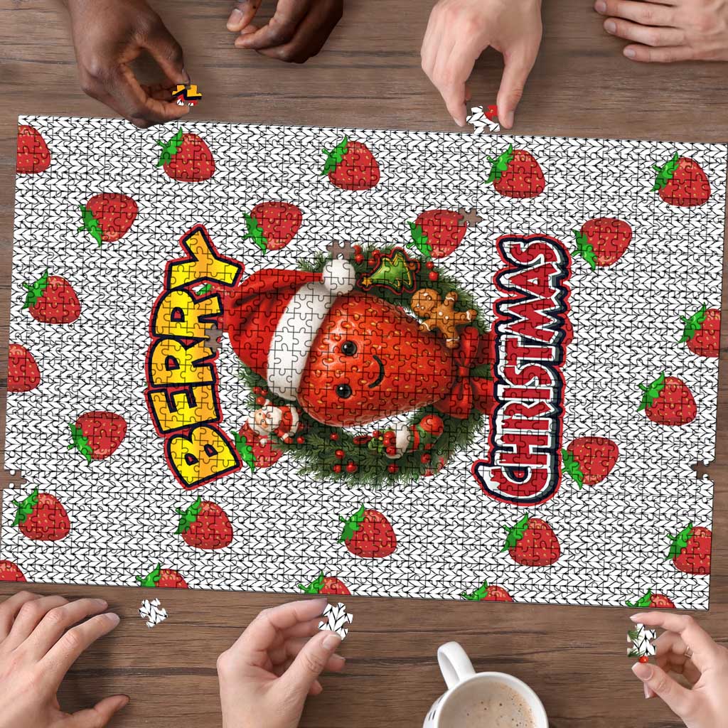 Berry ChristmasYall Christmas Puzzle Xmas Holiday Patterns - Wonder Print Shop