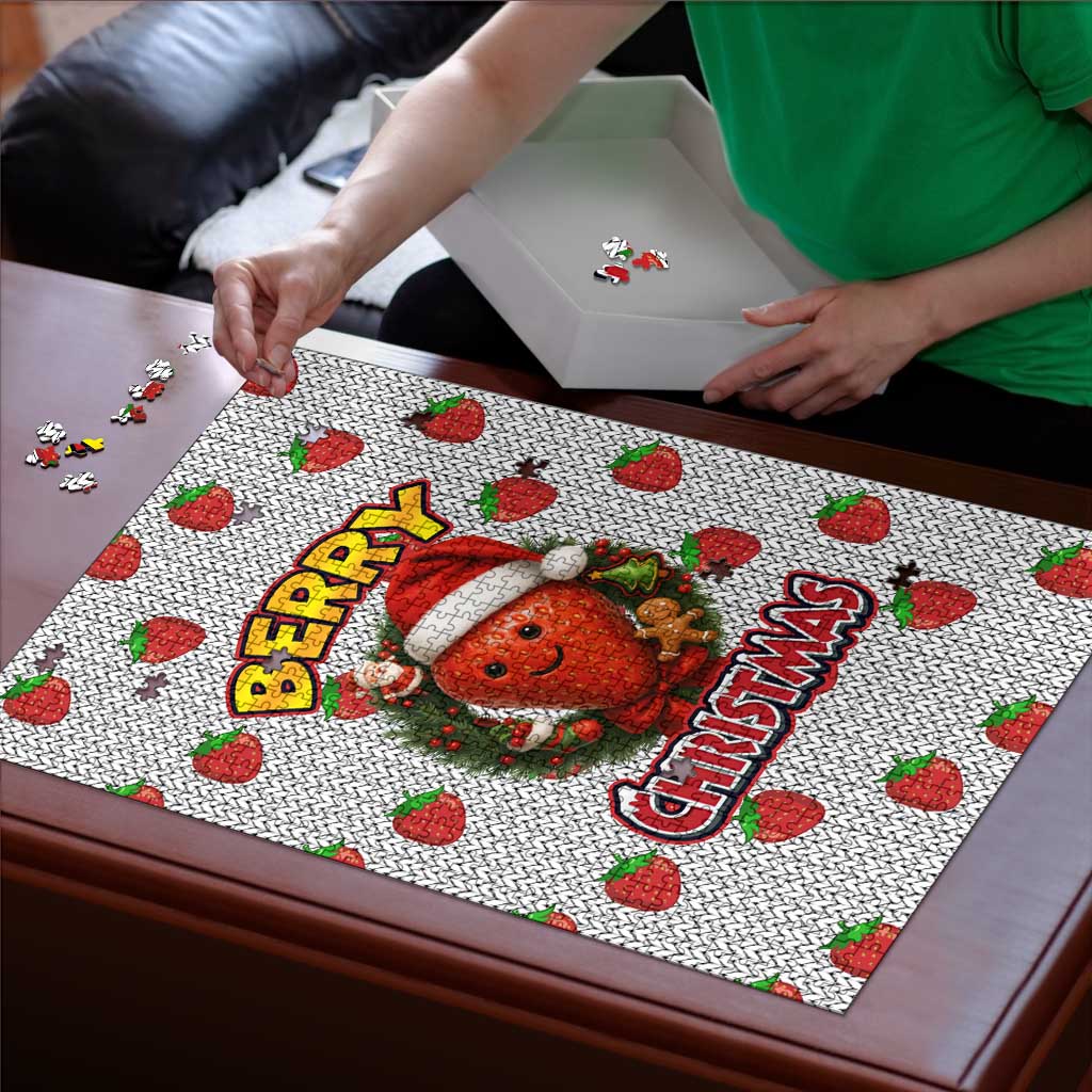 Berry ChristmasYall Christmas Puzzle Xmas Holiday Patterns - Wonder Print Shop