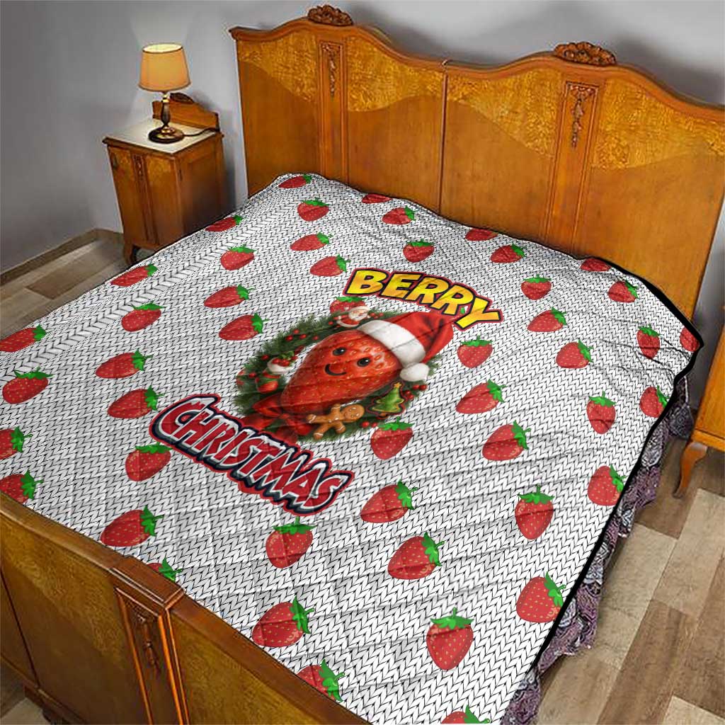 Berry ChristmasYall Christmas Quilt Xmas Holiday Patterns - Wonder Print Shop