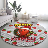 Berry ChristmasYall Christmas Round Carpet Xmas Holiday Patterns - Wonder Print Shop