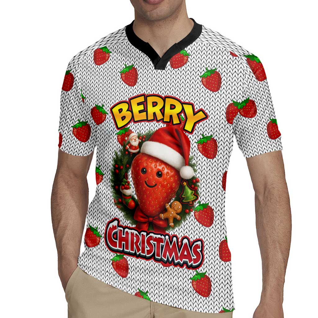 Berry ChristmasYall Christmas Rugby Jersey Xmas Holiday Patterns - Wonder Print Shop