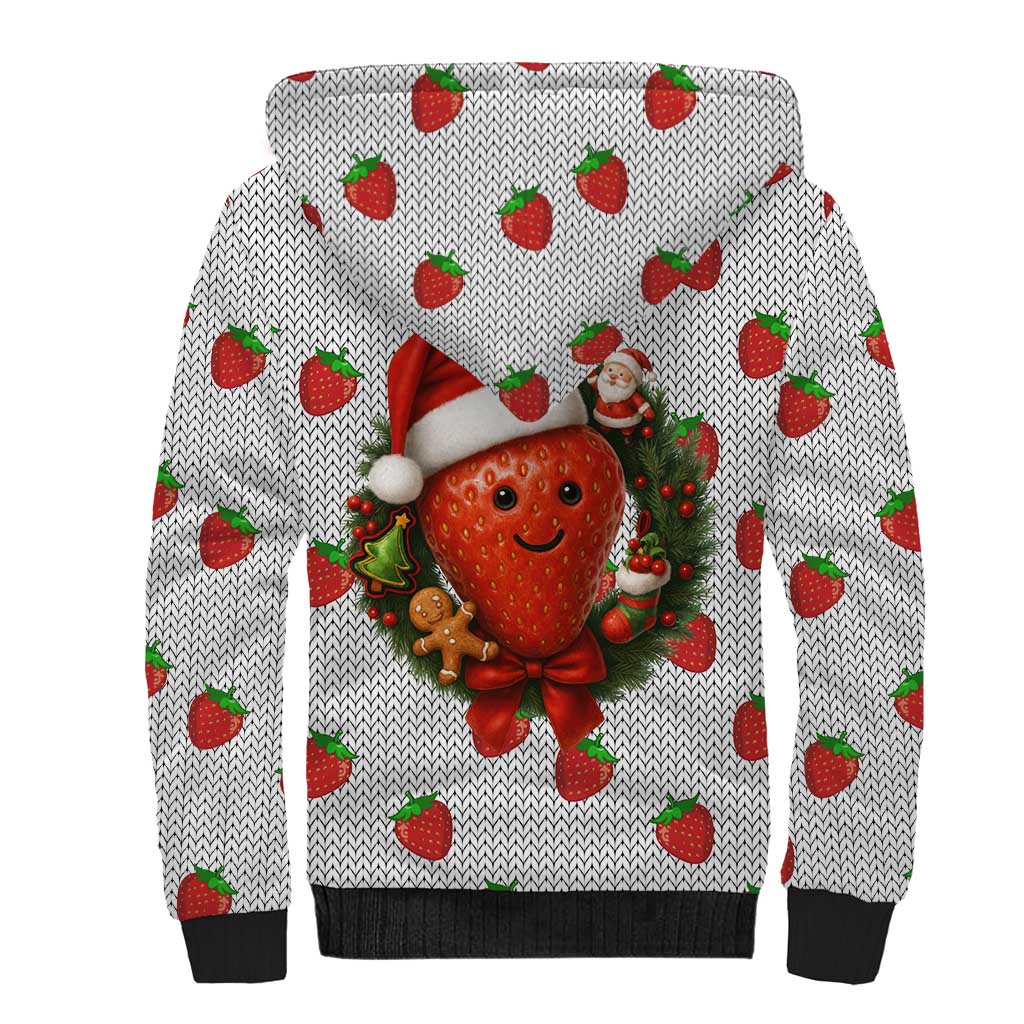 Berry ChristmasYall Christmas Sherpa Hoodie Xmas Holiday Patterns - Wonder Print Shop