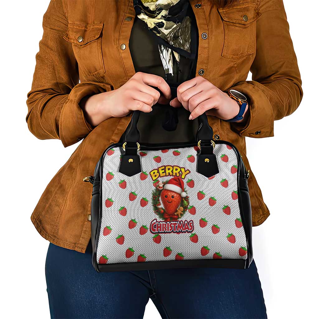 Berry ChristmasYall Christmas Shoulder Handbag Xmas Holiday Patterns - Wonder Print Shop