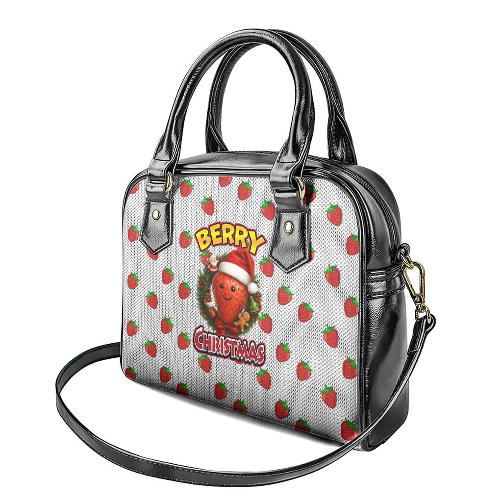 Berry ChristmasYall Christmas Shoulder Handbag Xmas Holiday Patterns - Wonder Print Shop