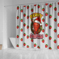 Berry ChristmasYall Christmas Shower Curtain Xmas Holiday Patterns - Wonder Print Shop