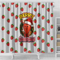Berry ChristmasYall Christmas Shower Curtain Xmas Holiday Patterns - Wonder Print Shop