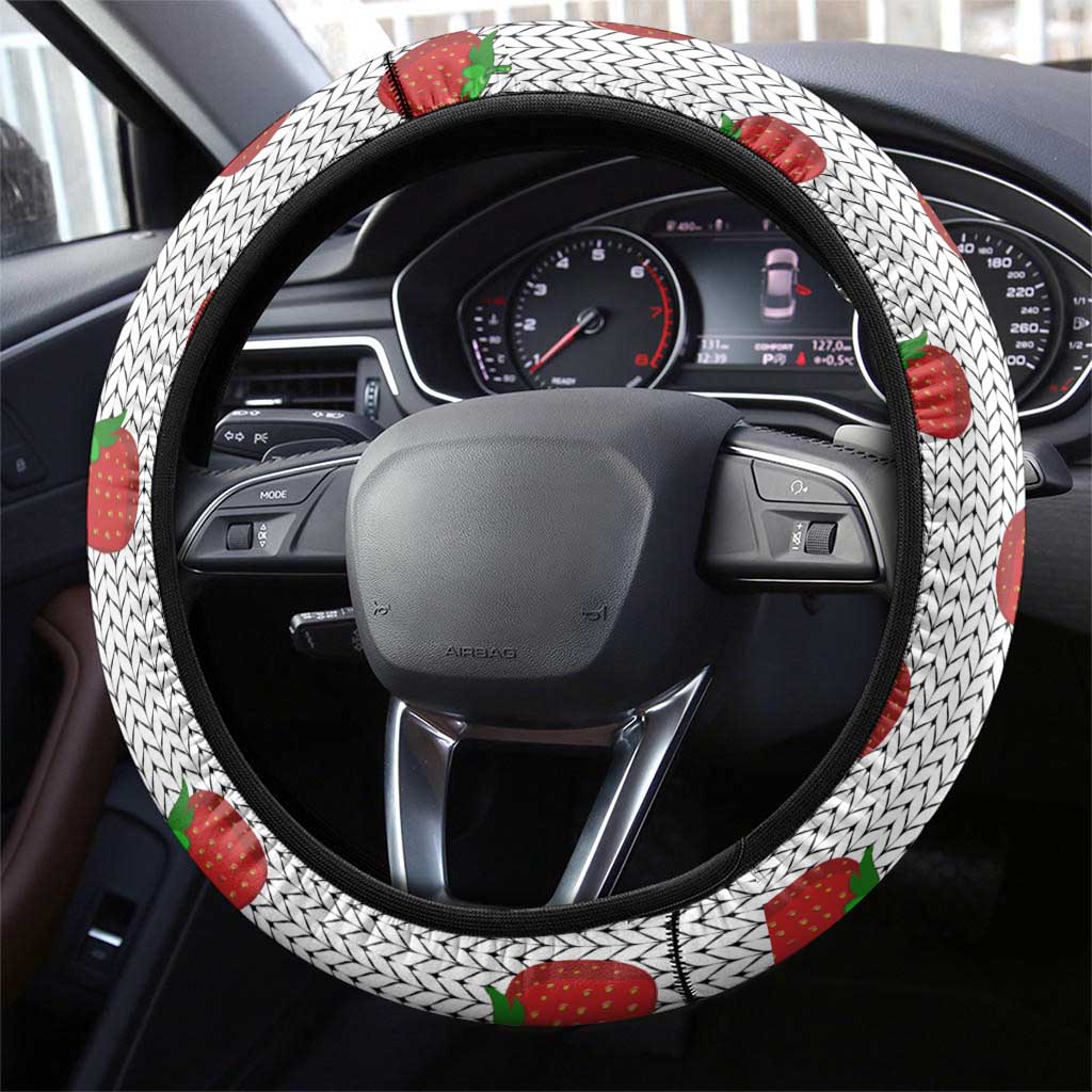 Berry ChristmasYall Christmas Steering Wheel Cover Xmas Holiday Patterns - Wonder Print Shop