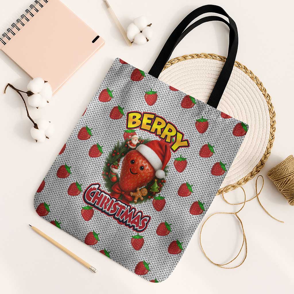Berry ChristmasYall Christmas Tote Bag Xmas Holiday Patterns - Wonder Print Shop