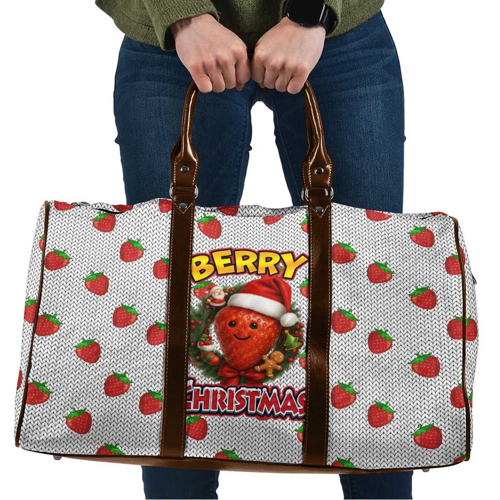 Berry ChristmasYall Christmas Travel Bag Xmas Holiday Patterns - Wonder Print Shop