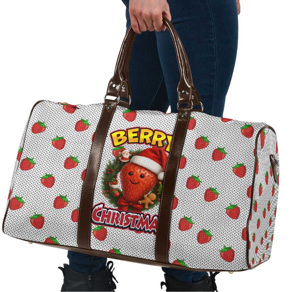 Berry ChristmasYall Christmas Travel Bag Xmas Holiday Patterns - Wonder Print Shop