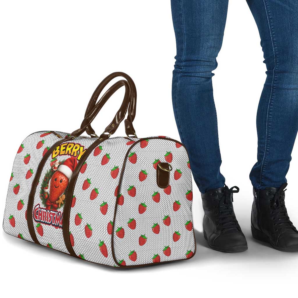 Berry ChristmasYall Christmas Travel Bag Xmas Holiday Patterns - Wonder Print Shop