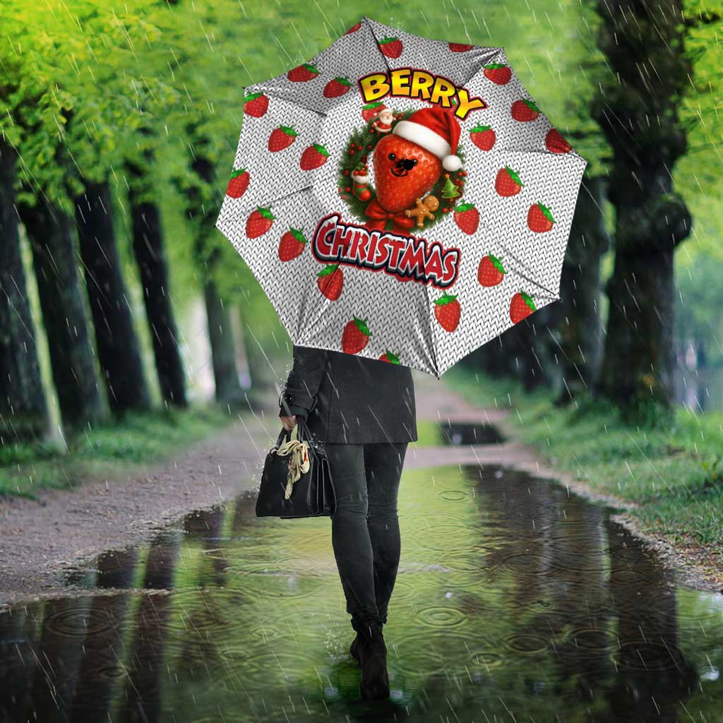 Berry ChristmasYall Christmas Umbrella Xmas Holiday Patterns - Wonder Print Shop