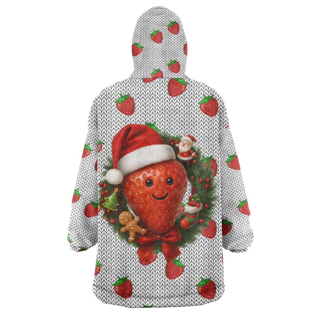Berry ChristmasYall Christmas Wearable Blanket Hoodie Xmas Holiday Patterns - Wonder Print Shop