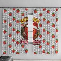 Berry ChristmasYall Christmas Window Curtain Xmas Holiday Patterns - Wonder Print Shop