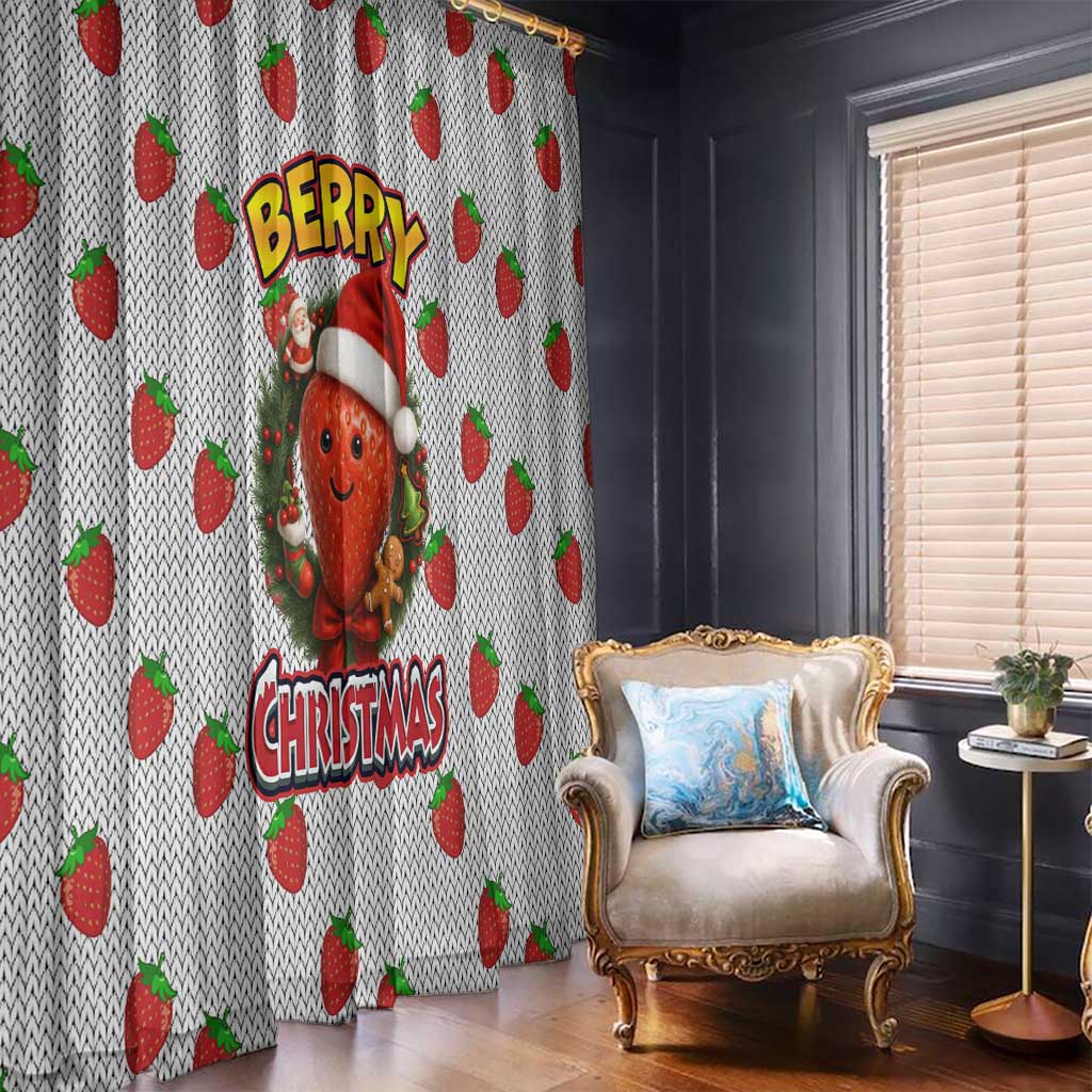 Berry ChristmasYall Christmas Window Curtain Xmas Holiday Patterns - Wonder Print Shop
