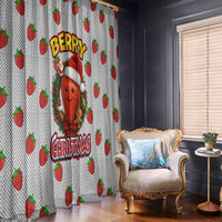 Berry ChristmasYall Christmas Window Curtain Xmas Holiday Patterns - Wonder Print Shop