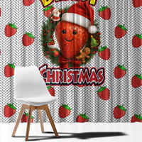 Berry ChristmasYall Christmas Window Curtain Xmas Holiday Patterns - Wonder Print Shop