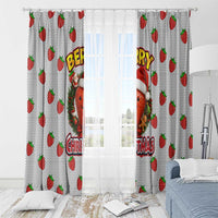 Berry ChristmasYall Christmas Window Curtain Xmas Holiday Patterns - Wonder Print Shop