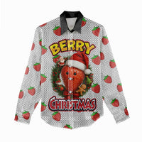 Berry ChristmasYall Christmas Women Casual Shirt Xmas Holiday Patterns - Wonder Print Shop