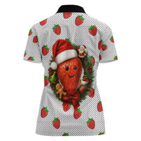 Berry ChristmasYall Christmas Women Polo Shirt Xmas Holiday Patterns - Wonder Print Shop