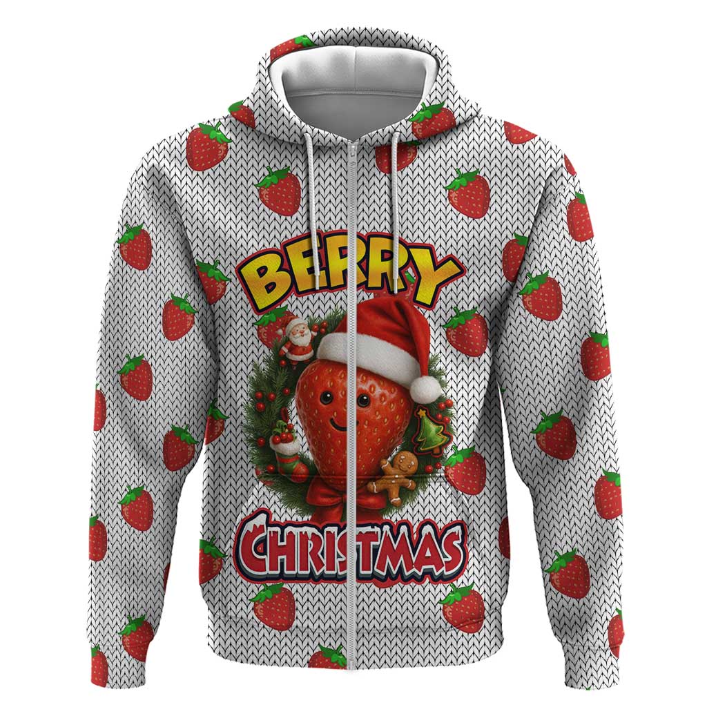 Berry ChristmasYall Christmas Zip Hoodie Xmas Holiday Patterns - Wonder Print Shop