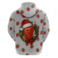Berry ChristmasYall Christmas Zip Hoodie Xmas Holiday Patterns - Wonder Print Shop