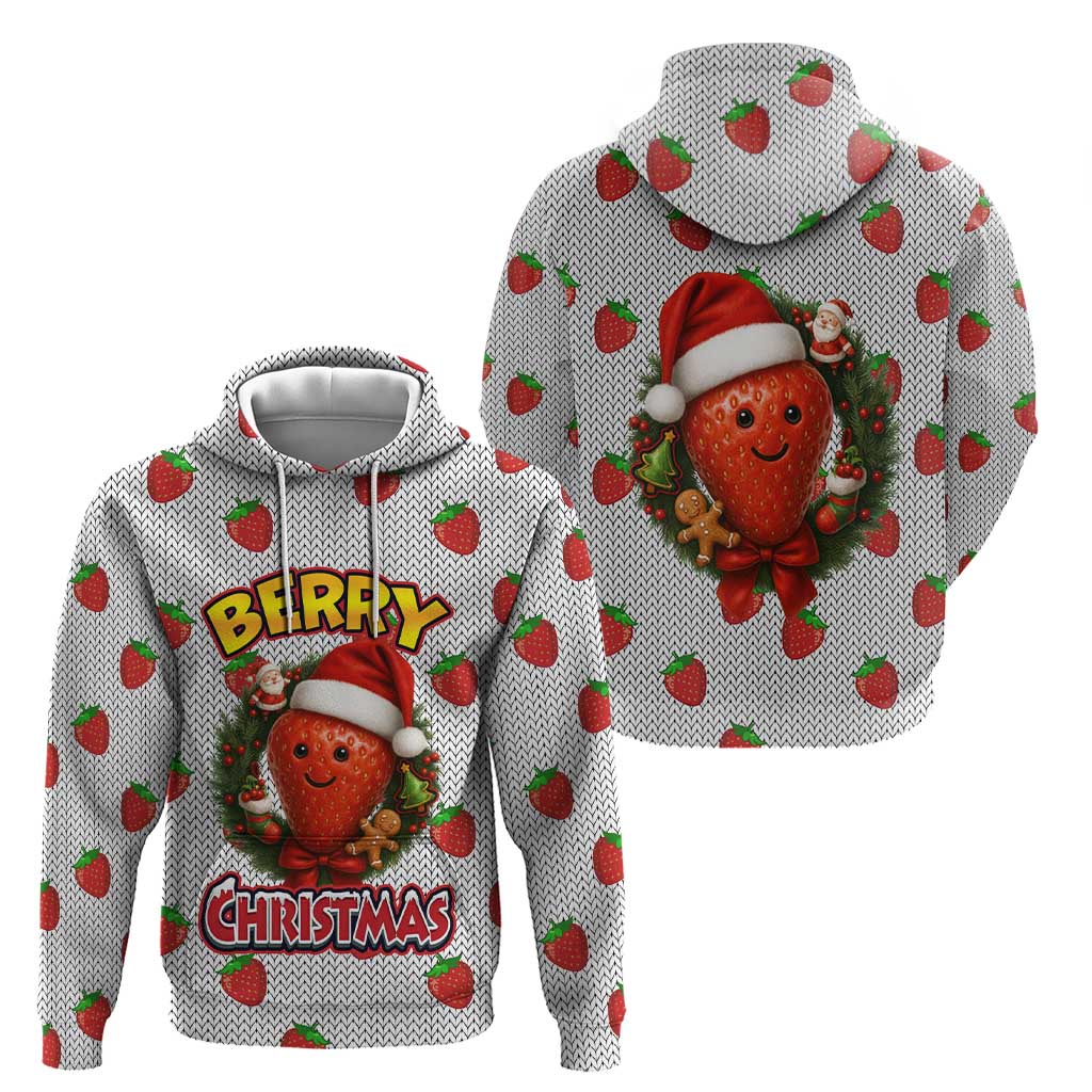 Berry ChristmasYall Christmas Zip Hoodie Xmas Holiday Patterns - Wonder Print Shop