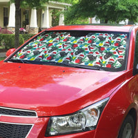 Black Cat Christmas Christmas Auto Sun Shade Xmas Holiday Patterns - Wonder Print Shop