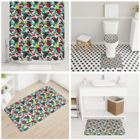 Black Cat Christmas Christmas Bathroom Set Xmas Holiday Patterns - Wonder Print Shop