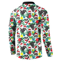 Black Cat Christmas Christmas Button Sweatshirt Xmas Holiday Patterns - Wonder Print Shop