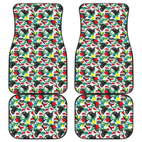 Black Cat Christmas Christmas Car Mats Xmas Holiday Patterns - Wonder Print Shop