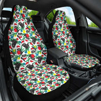 Black Cat Christmas Christmas Car Seat Cover Xmas Holiday Patterns - Wonder Print Shop
