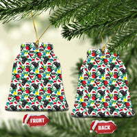 Black Cat Christmas Ceramic Ornament Xmas Holiday Patterns - Wonder Print Shop