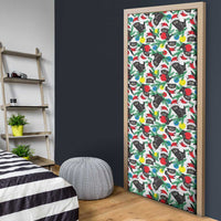 Black Cat Christmas Christmas Door Cover Xmas Holiday Patterns - Wonder Print Shop