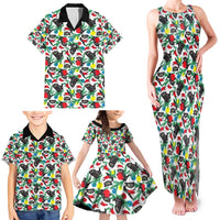 Black Cat Christmas Christmas Family Matching Tank Maxi Dress and Hawaiian Shirt Xmas Holiday Patterns - Wonder Print Shop