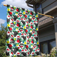 Black Cat Christmas Christmas Garden Flag Xmas Holiday Patterns - Wonder Print Shop