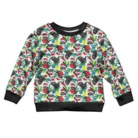 Black Cat Christmas Kid Ugly Christmas Sweater Xmas Holiday Patterns - Wonder Print Shop