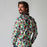 Black Cat Christmas Christmas Long Sleeve Polo Shirt Xmas Holiday Patterns - Wonder Print Shop