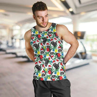 Black Cat Christmas Christmas Men Tank Top Xmas Holiday Patterns - Wonder Print Shop