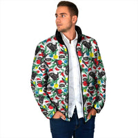 Black Cat Christmas Christmas Padded Jacket Xmas Holiday Patterns - Wonder Print Shop